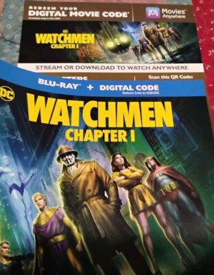 Watchmen Chapter 1 blu-ray D.C DIGITAL MOVIE COPY CODE 