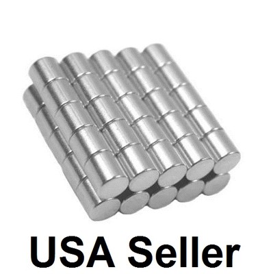 1/2 x 1/2 Inch Strong Neodymium Rare Earth Cylinder Magnets N48 Wholesale