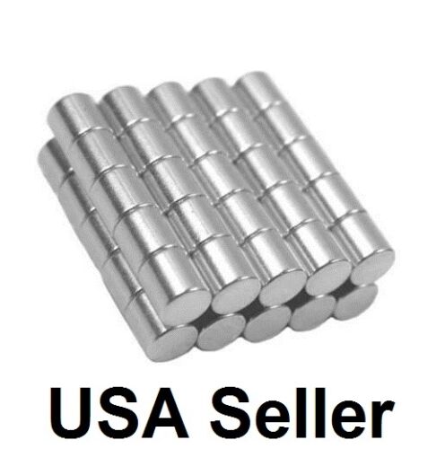 Lot 1/2" 3/4" 3/8" 1/4" 5/16" Neodymium Rare Earth Cylinder Disc Magnets N48 N50