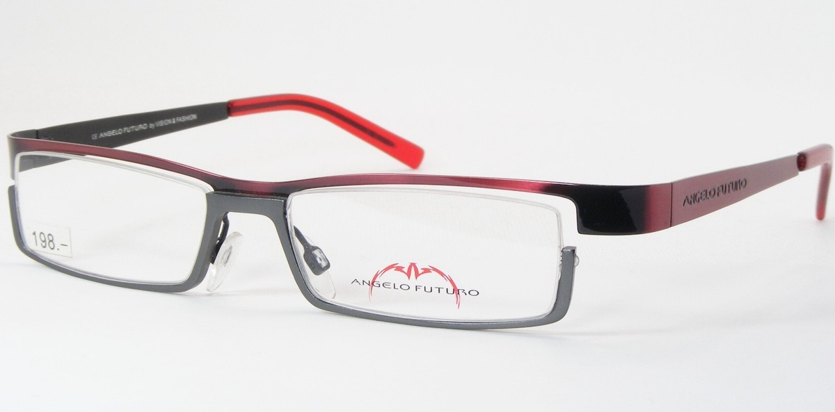 ANGELO FUTURO AF2827 2 Burgundy /Grey UNIQUE RARE EYEGLASSES