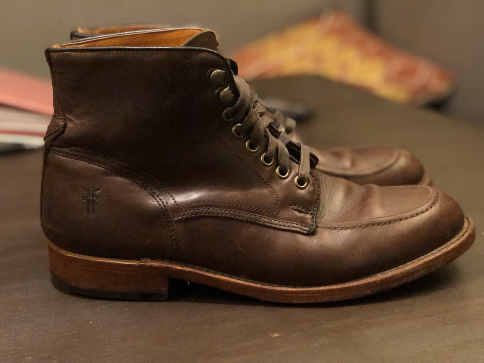 frye moc toe boots