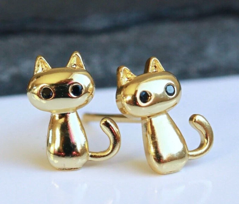 Orecchini di carta gatto - Gioielli - Orecchini - di Baby's Art | su