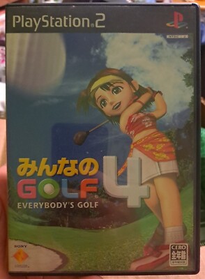 Everybody's Golf PS2 Japan Import US Seller SCPS 15059 CIB COMPLETE 