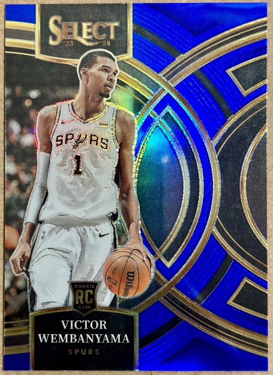 2023-24 Panini Select VICTOR WEMBANYAMA #121 RC Blue Silver 