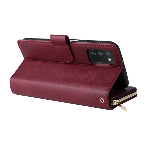 for Samsung Galaxy A10 A20 A30 A40 A30S A50 Zip Wallet Case Magnetic Flip Cover - Picture 6 of 17