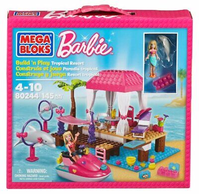 Mega Bloks Barbie Tropical Resort | eBay