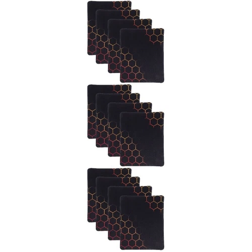 12 pcs  Mouse Pad Pattern Anti-skid Mouse Pad Travel Office Desktop Mouse Pad
