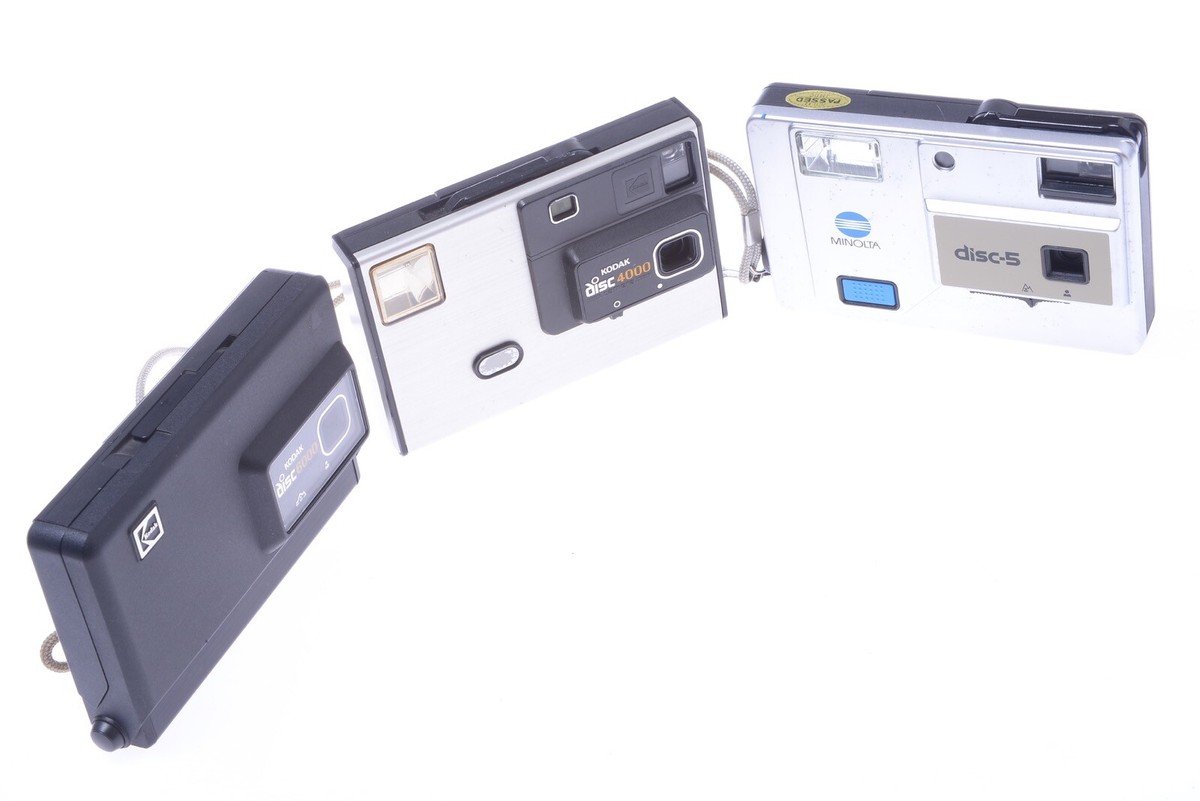 ✅ KODAK DISC 4000, DISC 6000 MINOLTA DISC-5 CAMERAS