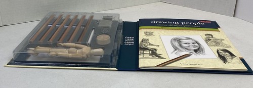 WALTER FOSTER Drawing People KIT For Beginners Pencils Mannequin Paper Book #21B - Picture 11 of 12