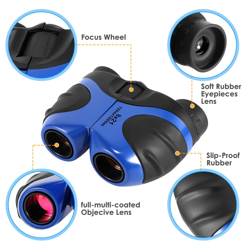 Kids Binoculars 8 X 21 Compact Shockproof Telescope Suitable for Bird Watching - Image 3 of 4