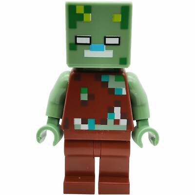 Lot De 4 Figurines Minecraft + Accessoire - Steve, Cheval, Cochon, Zombie - Occasion