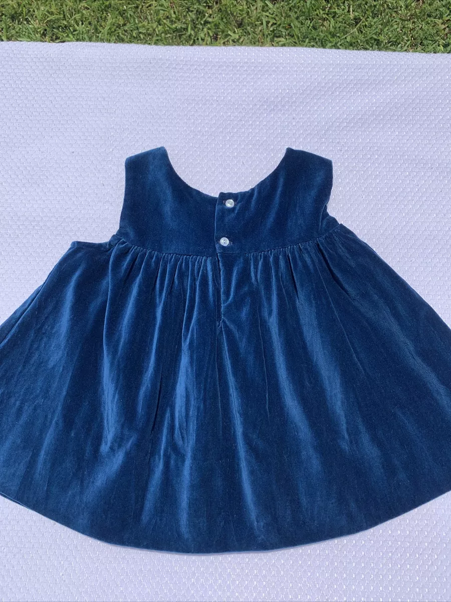 Baby blue shop velvet dress
