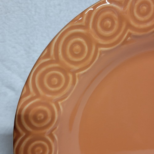 SIERRA TERRACOTTA Burnt Orange Dinner Plate(Set of 2) by CRATE & BARREL - Picture 3 of 10