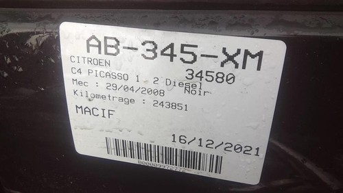 Leve vitre electrique arriere gauche CITROEN C4 PICASSO 1 9223E0 - Picture 19 of 20