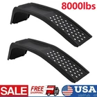 2PCS Car Ramp Support 8000lbs Gross Vehicle Weight Heavy Duty Auto Truck Black