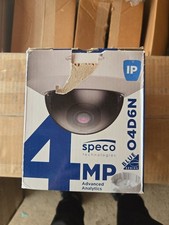Speco O4D6N 4MP H.265 AI IP Dome Camera with ...