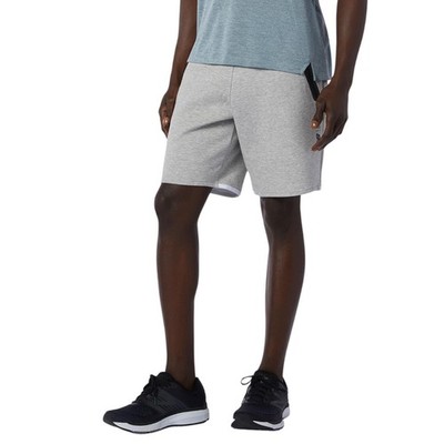 NEW BALANCE FORTITECH FLEECE SWEATSHORTS FÜR HERREN GRAU BEQUEM FRÜHLING NEU NEU NEU MIT ETIKETT OG S