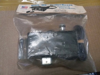 SHO-ME Triple Output Box For Cigarette Plug Three 12 Volt Outlets Model 14.0557