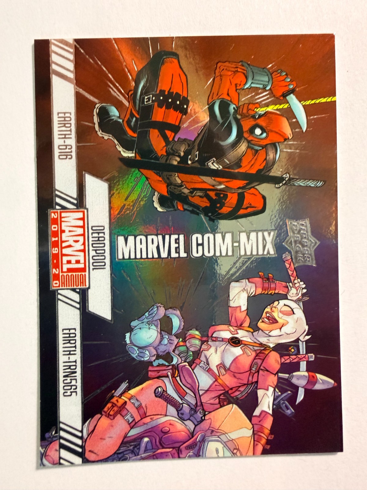 2019-2020 Upper Deck Marvel Annual Marvel Com-Mix Deadpool MC-2