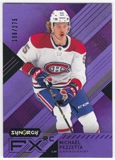 2021-22 Upper Deck Synergy FX Rookies Purple MICHAEL PEZZETTA FXR-MP #/275 UD RC