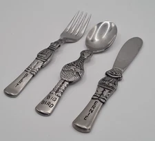 Muppets Inc Gorham Sesame Street fork, spoon & knife - Big Bird, Bert, & Ernie