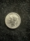 1921 Mercury Dime *Key Date, Low Mintage* Great For A Collection. Cleaned.