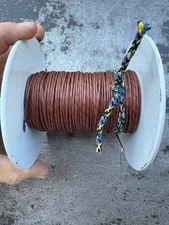 Gordon/Serv-Rite J24-1-305 Glass Braid Thermocouple Wire 125 feet NOS