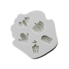  Halloween-Thema Silikon Kuchenform Schokolade Fondant Kuchen Dekoration Backen