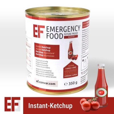 EF BASICS Ketchup 350g CONVAR Ketchup Pulver Konserve Notvorrat Prepper NEU/OVP
