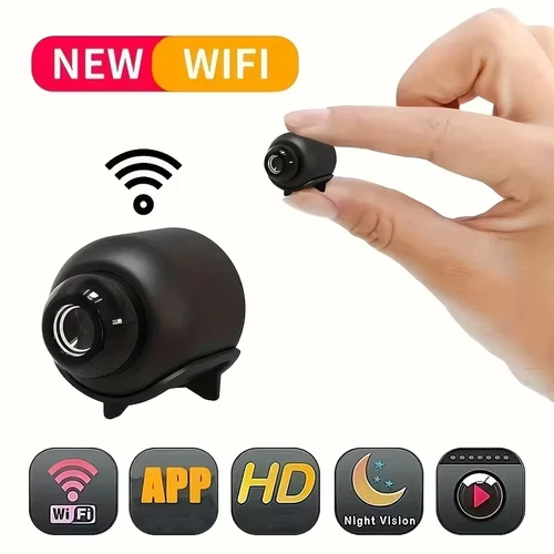 Mini 1080P HD WiFi Indoor Security Camera, Perfect for Surveillance