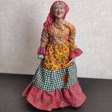 Authentique santon de Provence La Cartomancienne signé Florence