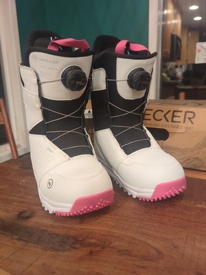 Nidecker Cascade W Boa Snowboard Boots White Women's Size US 7, EU 37.5 New 