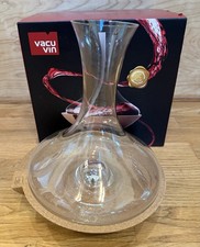 Vacu Vin Swirling Carafe Crystal Glass Wine Decanter Centerpiece New Ship Fast
