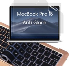 2 Pack Matte Anti-Glare Screen Protector For Apple MacBook Pro 15 Inch Retina Di