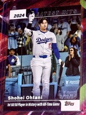 2025 Topps Series 1 Shohei Ohtani #GH-25 50/50 2024 Greatest Hits Insert Dodgers