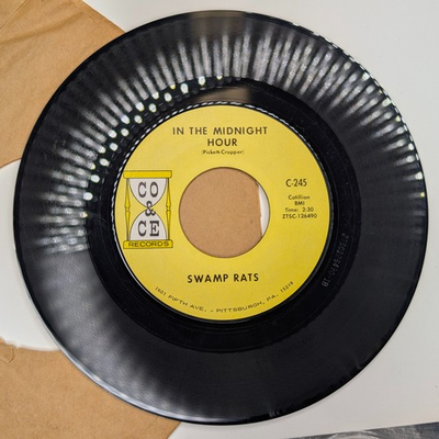 #ad 1967 Swamp Rats It#x27;s Not Easy In The Midnight Hour 45 RPM Co amp; Ce Garage Rock $52.50