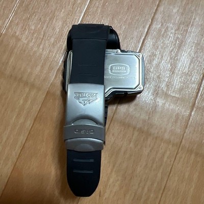RARE 1st GPS Casio Protrek Digital Navigation Prt-1 Vintage Watch