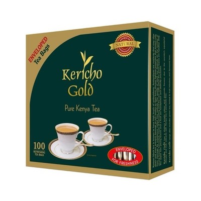 Kericho Gold Pure Kenya Tea - 100 Tea Bags 