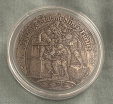 Teenage Mutant Ninja Turtles engraved on old crown￼