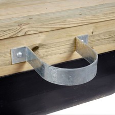 Tie Down Engineering 26391 10" I.D. Galvanized Steel Round Piling Holder