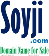 Website Domain Name for Sale- Soyji.com -5 Letters-Premium Brand Logo-Make Money