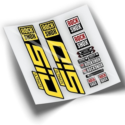 ROCKSHOX SID ULTIMATE 2021 GABELAUFKLEBER AUFKLEBER AUFKLEBER ADESIVI WP340