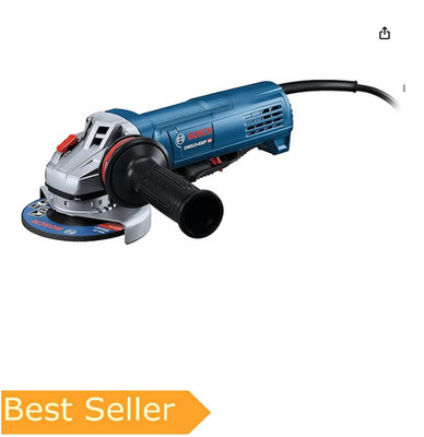 Bosch GWS10-450P 4-1/2 In. Ergonomic Angle Grinder with Paddle Switch