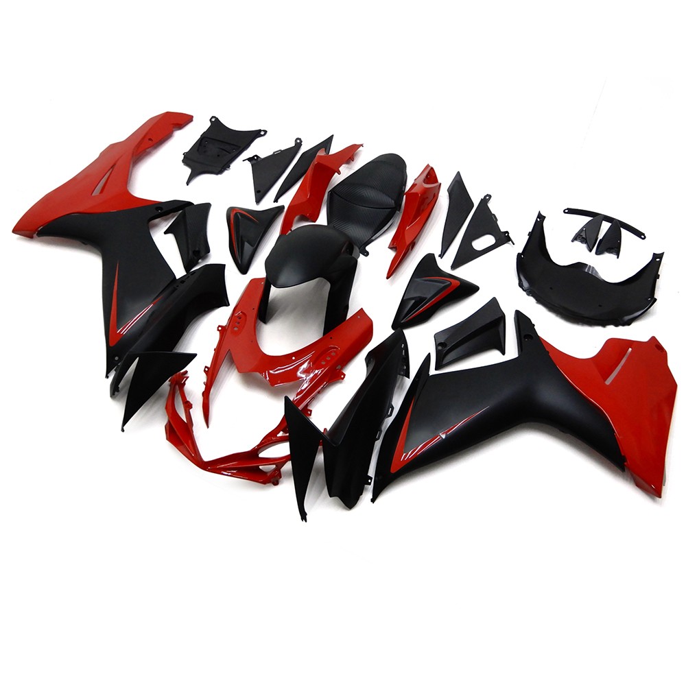 Red Black Fairings Kit for Suzuki 2011-2023 GSXR600 GSXR750 12 13 ABS Bodywork