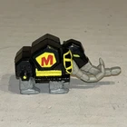 Vintage MMPR Power Rangers Micro Machines Mastodon Zord Black Mini 1994 H4
