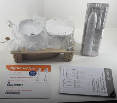 #ad 🦷🪥Waterpik Sonic Fusion 2.0 Electric Flossing Toothbrush White NEW OPEN BOX $79.36