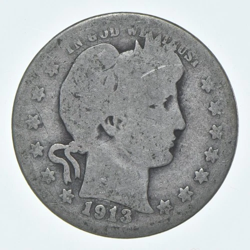 1913-D Barber Quarter Estate Coin Collection *951