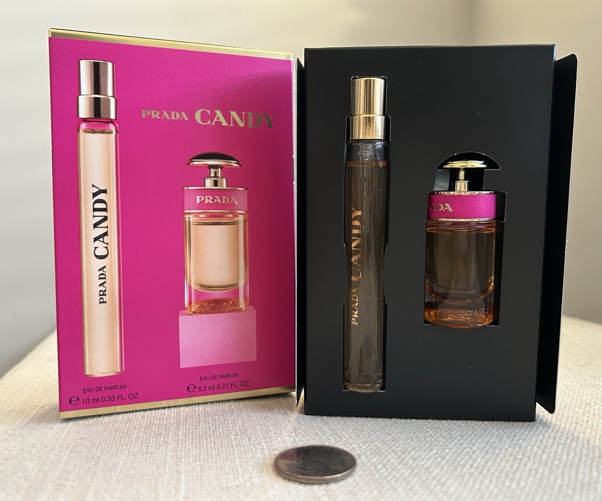 Prada Candy Eau de Parfum Perfume Set 10ml + 6.5 ml New in Box