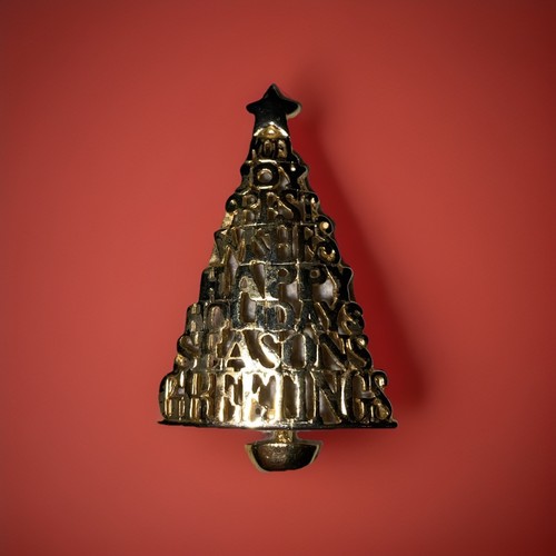 Danecraft Christmas Tree Ornament Happy Season's Greetings Design 2”