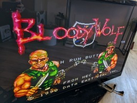 Bloody Wolf (TurboGrafx-16, 1990) Authentic HuCard Only - Tested